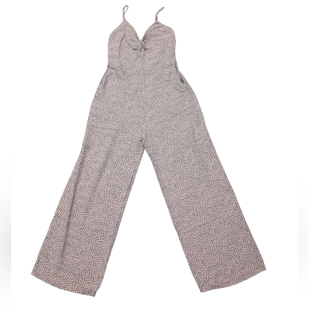Abercrombie & Fitch Neutral Polka Dot Animal Print Jumpsuit‎ Size XSP